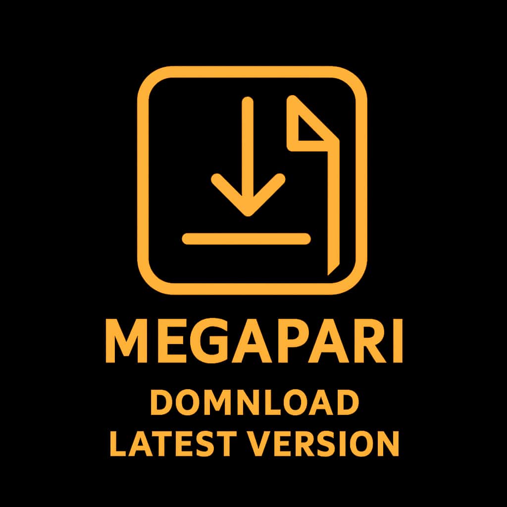 Icon representing the guide for downloading the latest version of Megapari.