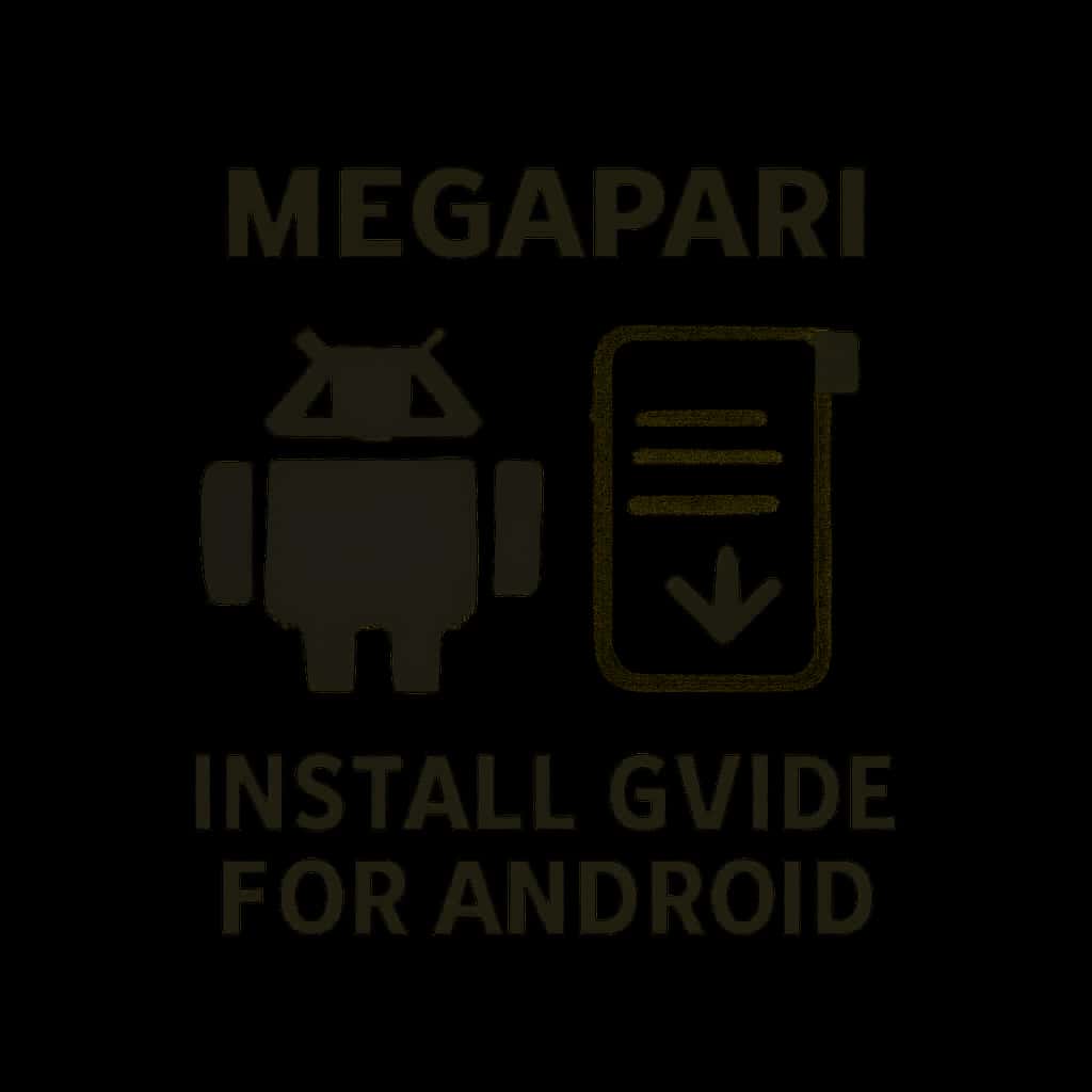 An icon representing the Megapari Android installation guide.
