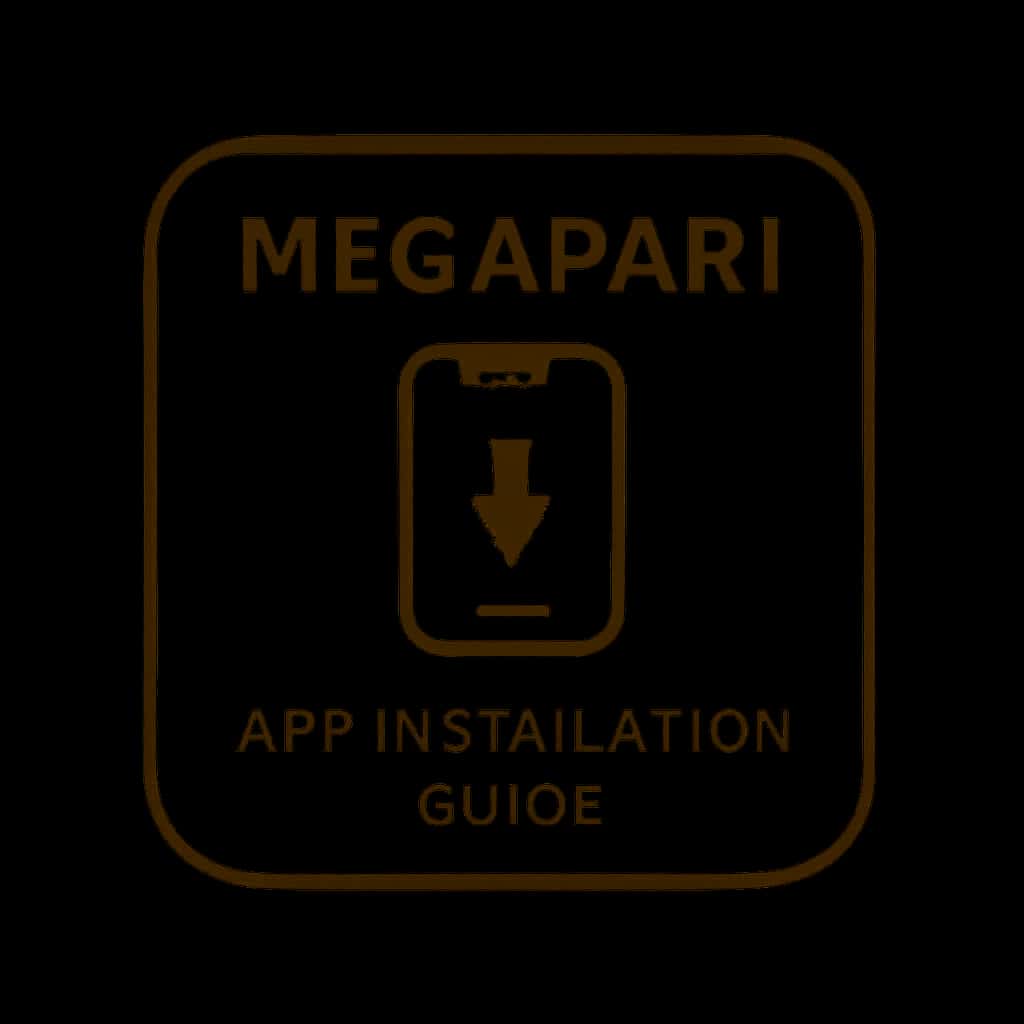 A simple badge for the Megapari App Installation Guide.