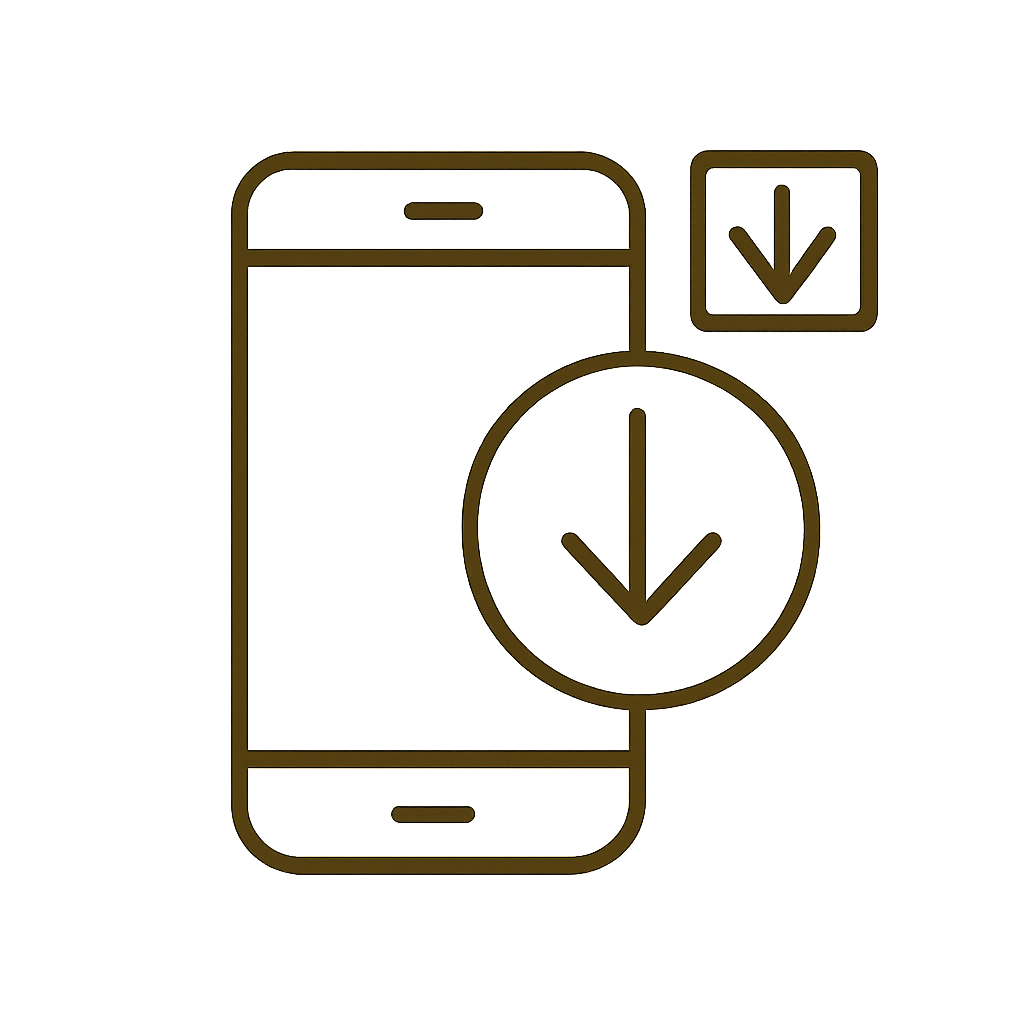 Illustration about accessing Megapari on iOS.