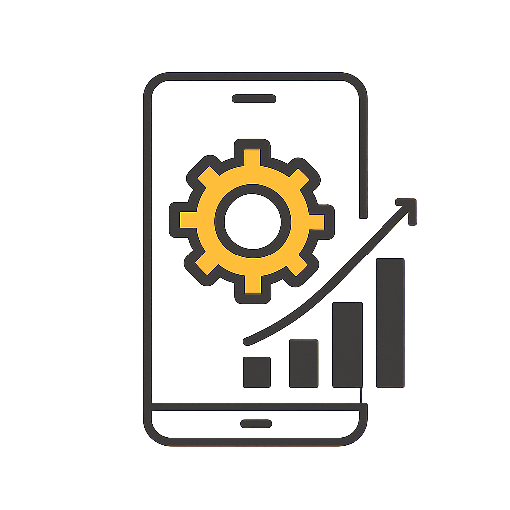 Icon representing the query about Megapari's availability on iOS.