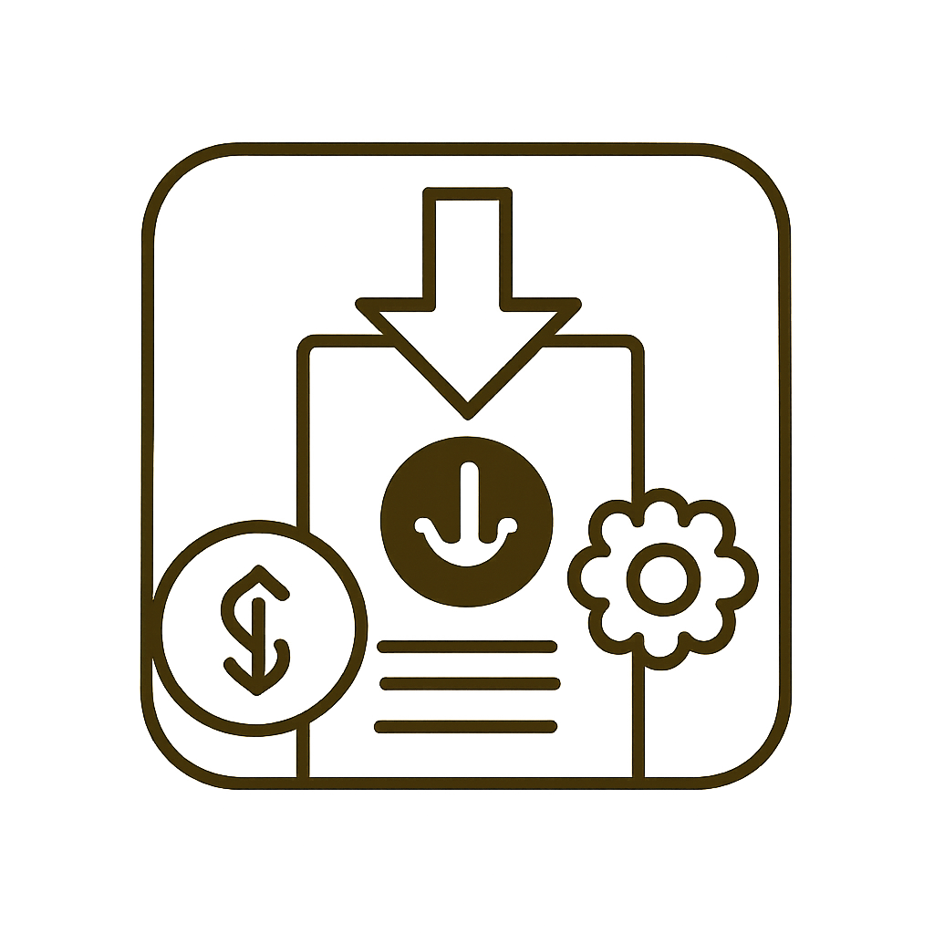 Diagram illustrating the steps to install Megapari on iOS.