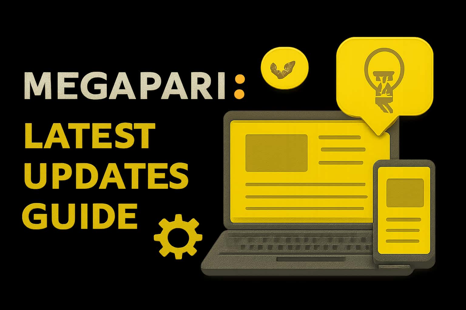 Informational scene showcasing Megapari Latest Updates Guide.