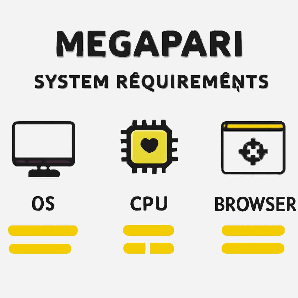 Diagram illustrating Megapari System Requirements.