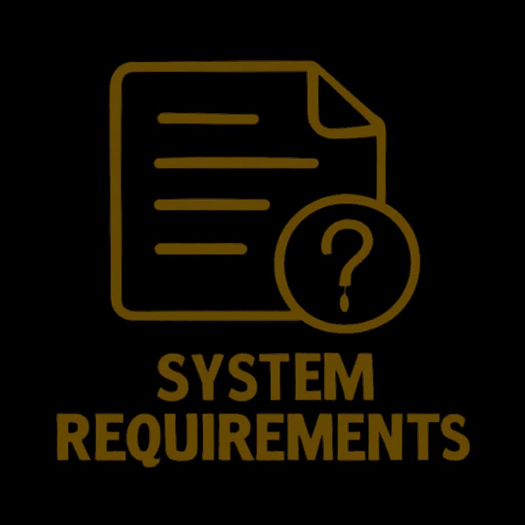 Icon representing Megapari System Requirements.