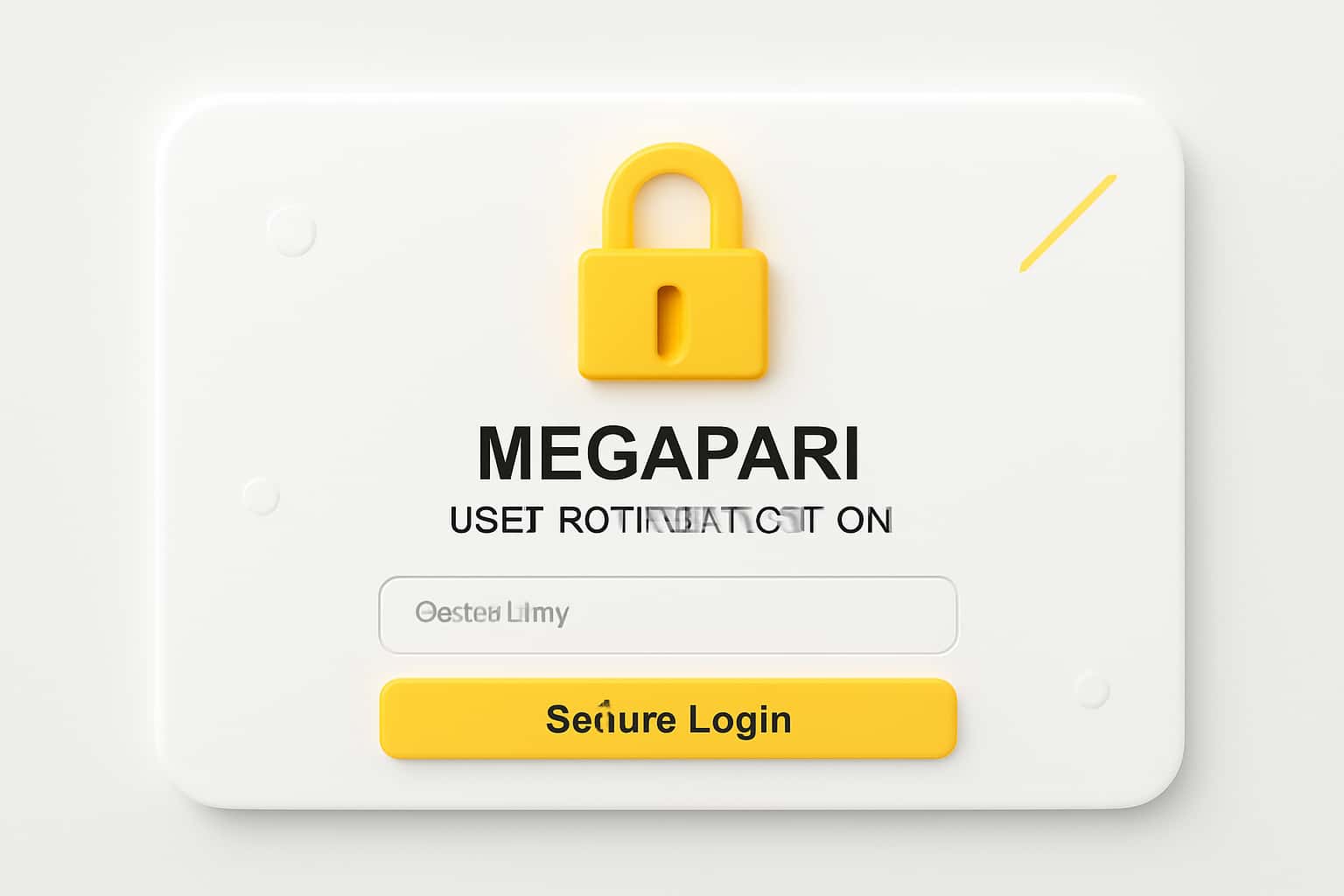 Megapari User Authentication Interface