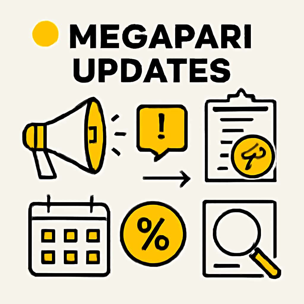 An illustration explaining the Megapari updates.