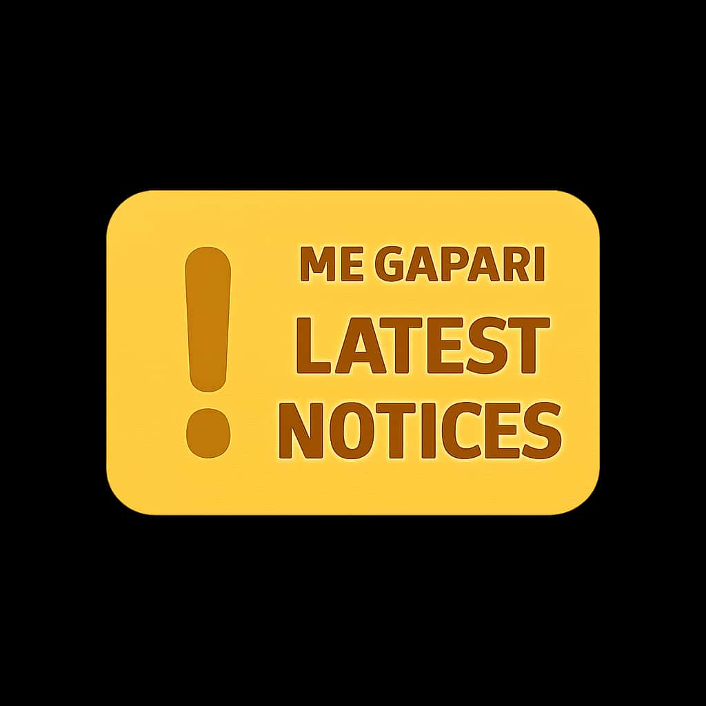 Icon representing the Latest Megapari Notices.